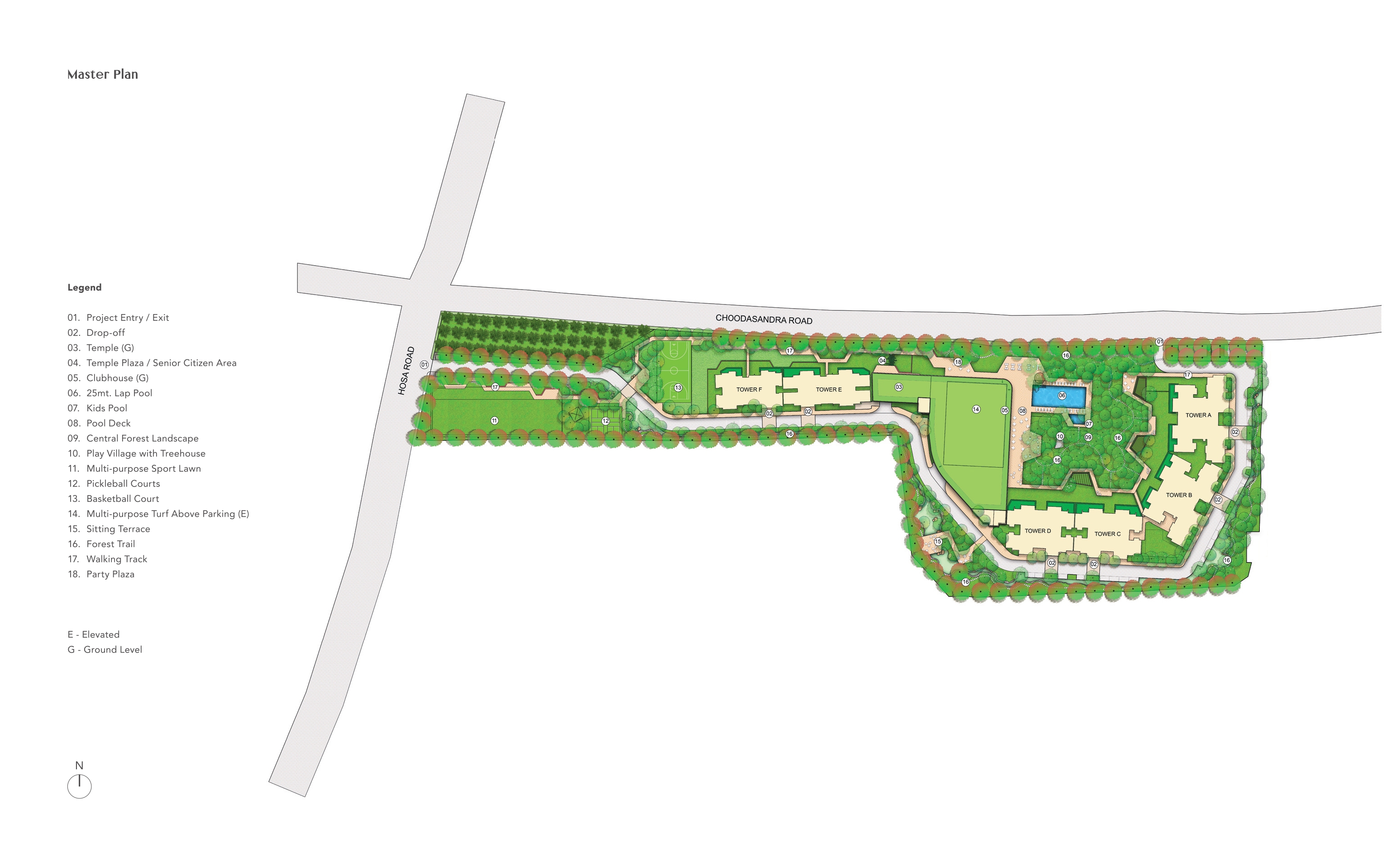 Lodha Haven master plan layout